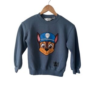 H&M Kids Blue Paw Patrol Sweatshirt 6x/7